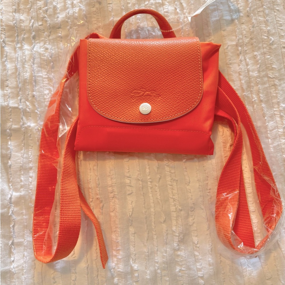 Longchamp Le Pliage Nylon Canvas Backpack